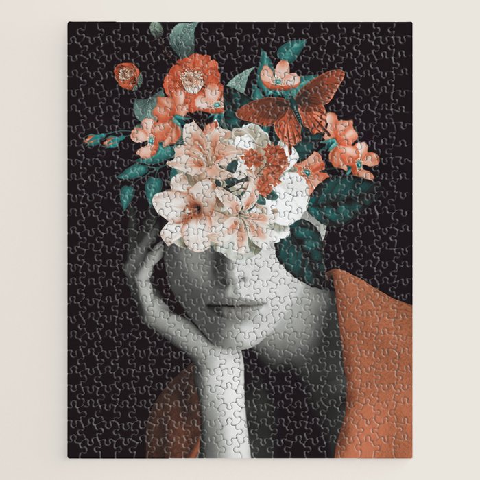 WOMAN WITH FLOWERS 7 Jigsaw Puzzle Gallery Image 1