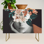 WOMAN WITH FLOWERS 7 Credenza Gallery Image 1