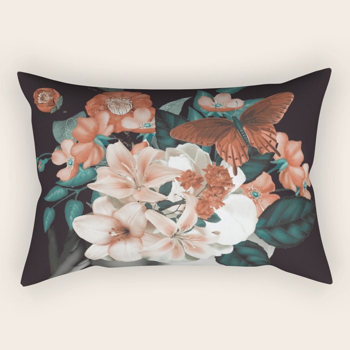 WOMAN WITH FLOWERS 7 Rectangular Pillow Gallery Image 2