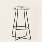 Two Horses - Minimal Line Drawing Stool Gallery Image 1