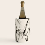 Two Horses - Minimal Line Drawing Wine Chiller Gallery Image 1