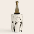 Two Horses - Minimal Line Drawing Wine Chiller Gallery Image 2