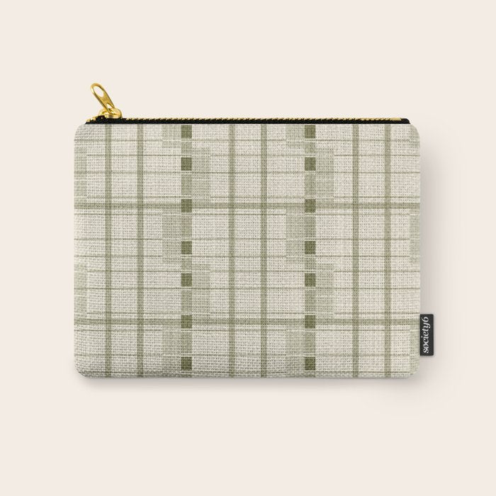 Shaded Lichen Plaid Checker Carry All Pouch Gallery Image 1