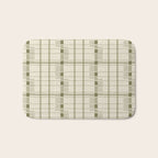 Shaded Lichen Plaid Checker Bath Mat Gallery Image 1