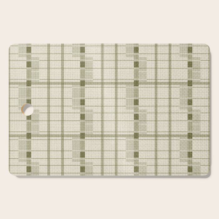 Shaded Lichen Plaid Checker Cutting Board Gallery Image 1
