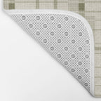 Shaded Lichen Plaid Checker Bath Mat Gallery Image 2