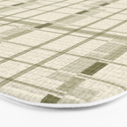 Shaded Lichen Plaid Checker Bath Mat Gallery Image 3
