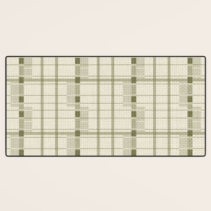 Shaded Lichen Plaid Checker Desk Mat Gallery Image 3