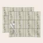 Shaded Lichen Plaid Checker Placemat Gallery Image 1