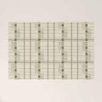 Shaded Lichen Plaid Checker Welcome Mat Gallery Image 1