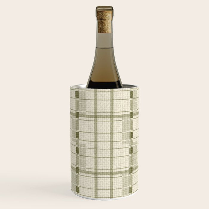 Shaded Lichen Plaid Checker Wine Chiller Gallery Image 1
