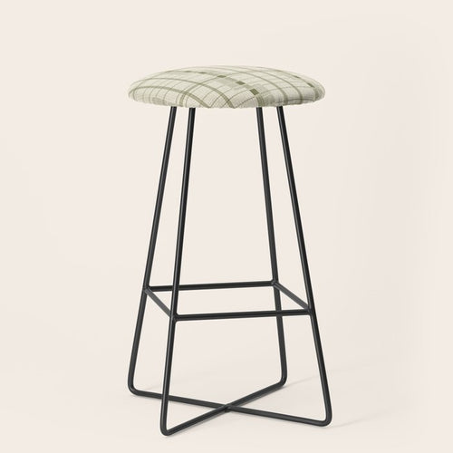 Shaded Lichen Plaid Checker Stool Gallery Image 1
