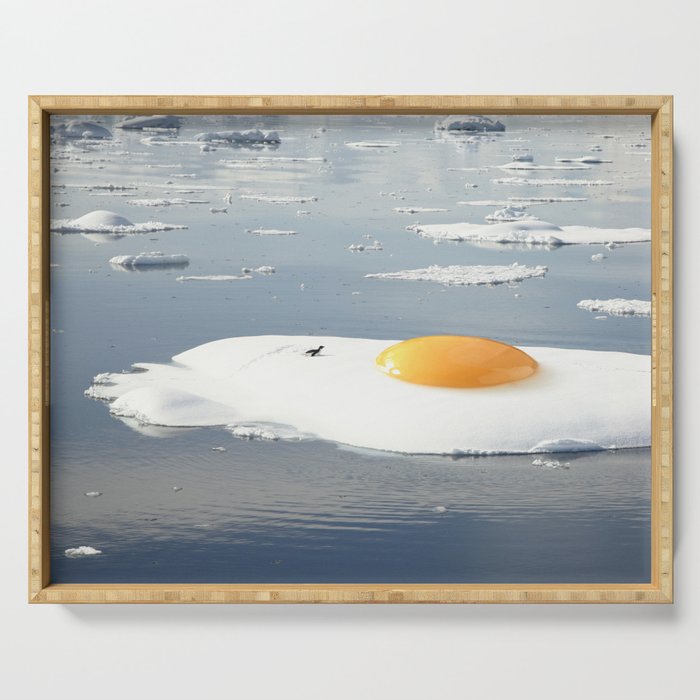 Egg-berg - Arctic Egg Sunny Side Up Serving Tray Gallery Image 1
