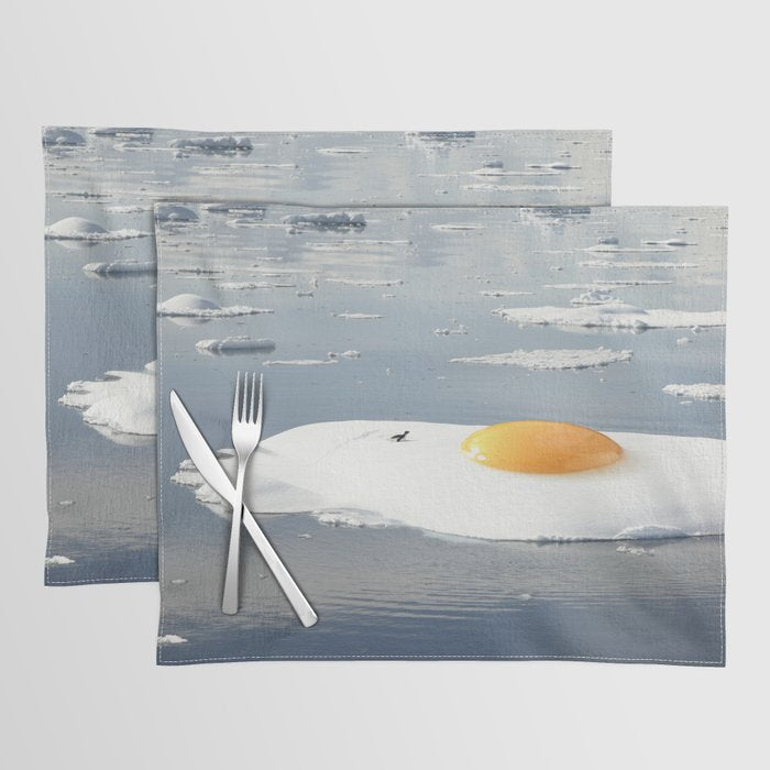 Egg-berg - Arctic Egg Sunny Side Up Placemat Gallery Image 1