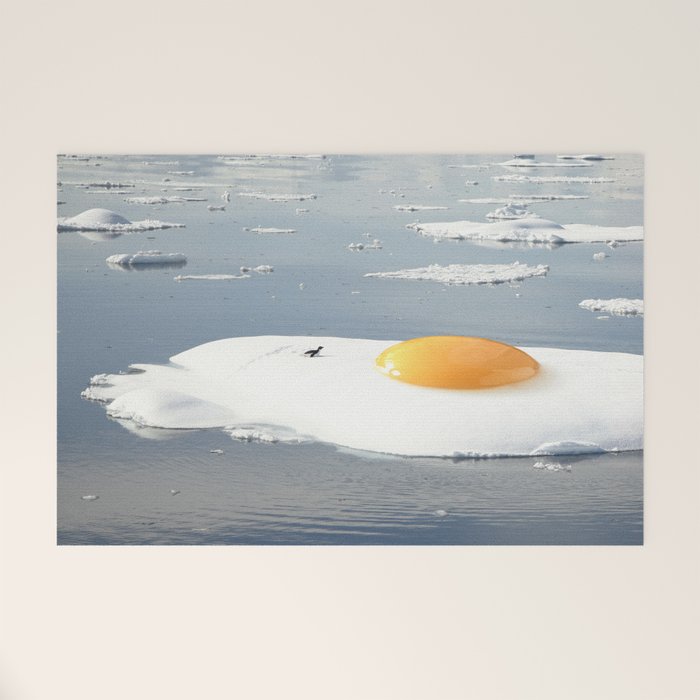Egg-berg - Arctic Egg Sunny Side Up Welcome Mat Gallery Image 1