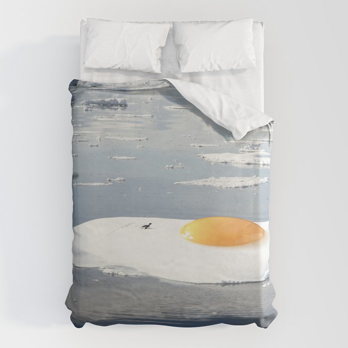 Egg-berg - Arctic Egg Sunny Side Up Duvet Cover Gallery Image 1