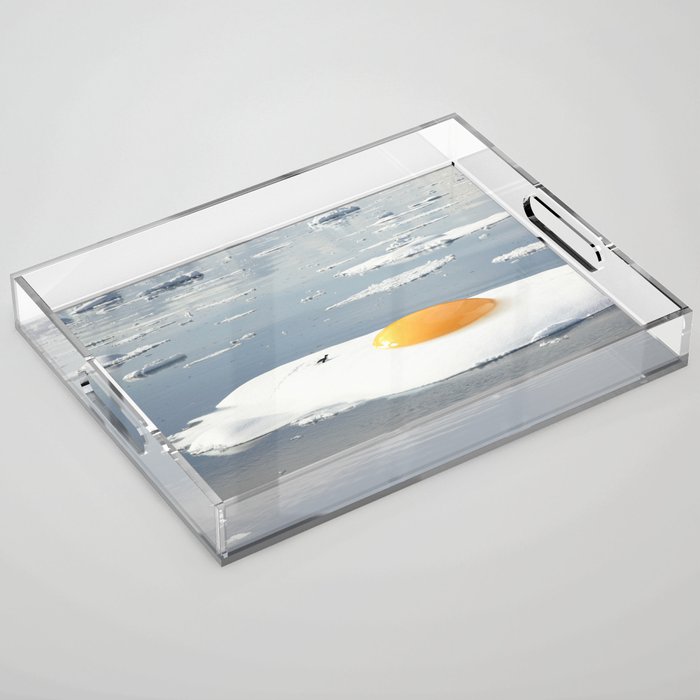 Egg-berg - Arctic Egg Sunny Side Up Acrylic Tray Gallery Image 1