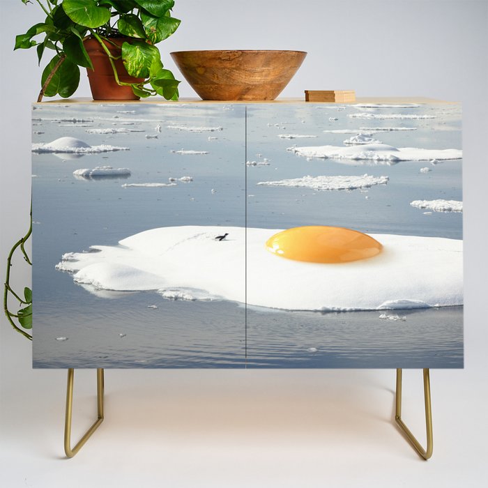 Egg-berg - Arctic Egg Sunny Side Up Credenza Gallery Image 1