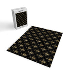 Black & Gold Queen Bee Pattern Jigsaw Puzzle Gallery Image 2