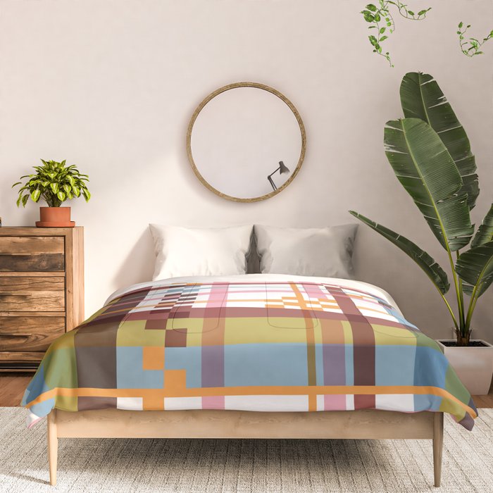 Bold Grid Aesthetic Comforter Gallery Image 3