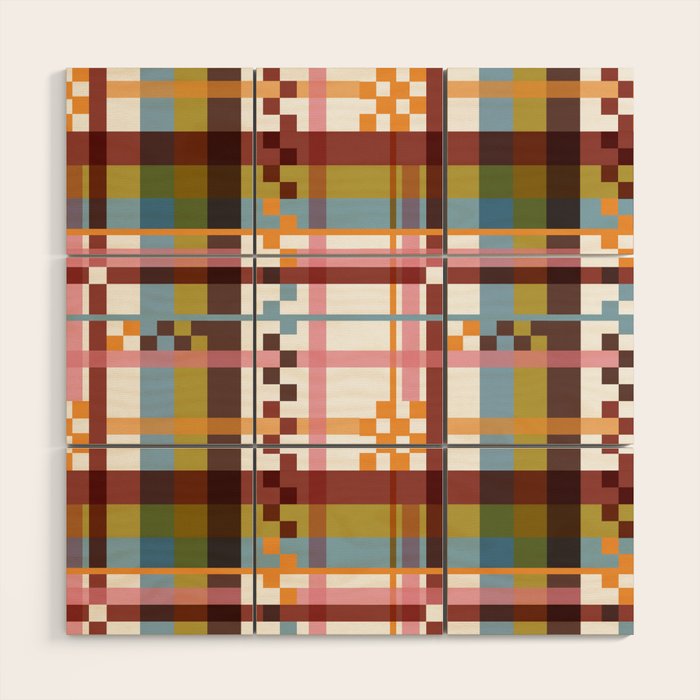 Bold Grid Aesthetic Wood Wall Art Gallery Image 1