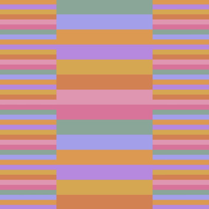Mixed Stripes Pattern III 60s Rainbow Coffee Mug Gallery Image 2