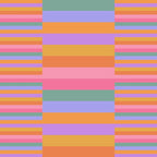 Mixed Stripes Pattern III 60s Rainbow Coffee Mug Gallery Image 2