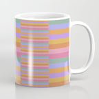 Mixed Stripes Pattern III 60s Rainbow Coffee Mug Gallery Image 1