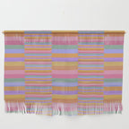 Mixed Stripes Pattern III 60s Rainbow Wall Hanging Gallery Image 1