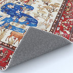 Vintage Persian Animal Rug Print Rug Gallery Image 4