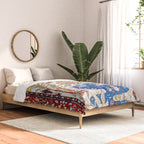 Vintage Persian Animal Rug Print Comforter Gallery Image 2