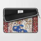Vintage Persian Animal Rug Print Laptop Sleeve Gallery Image 2