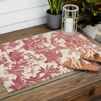 Antique 19th Century Exotic Animals French Tapestry Outdoor Rug Gallery Image 2