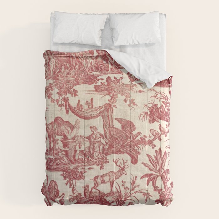 Antique 19th Century Exotic Animals French Tapestry Comforter Gallery Image 6