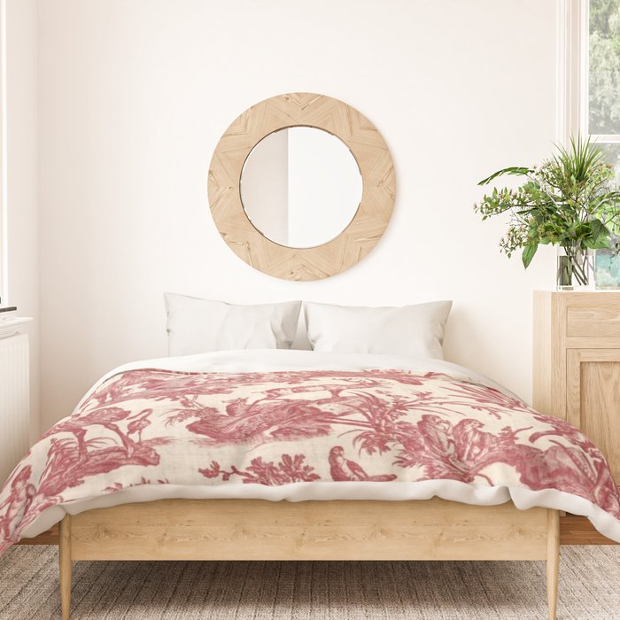 Antique 19th Century Exotic Animals French Tapestry Duvet Cover Gallery Image 3