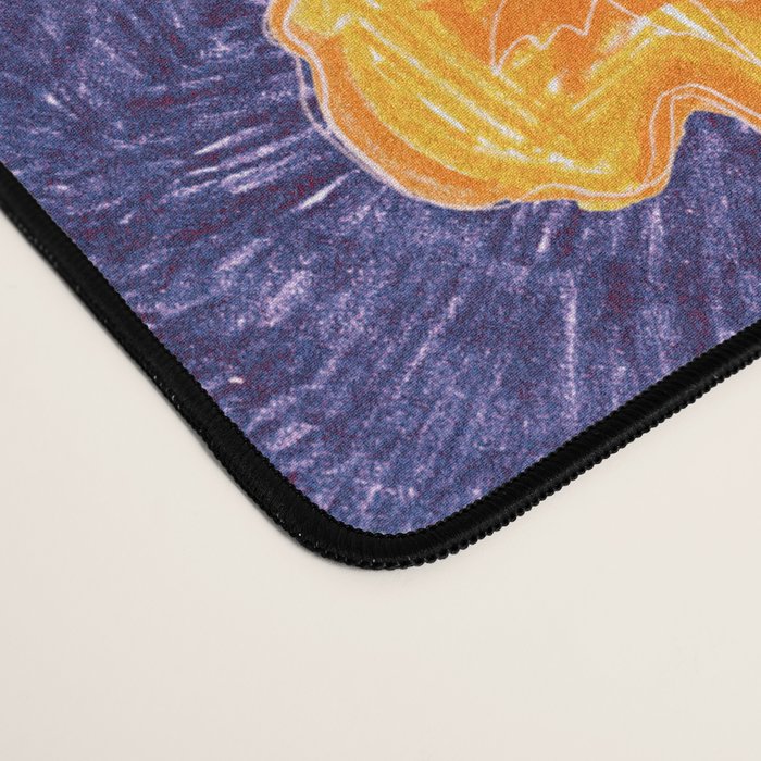 Forest Full of Wild Mushrooms in Sage & Plum Desk Mat Gallery Image 4