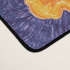 Forest Full of Wild Mushrooms in Sage & Plum Desk Mat Gallery Image 4