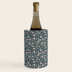Ditsy Block Print Trailing Floral - Midnight Wine Chiller Gallery Image 2