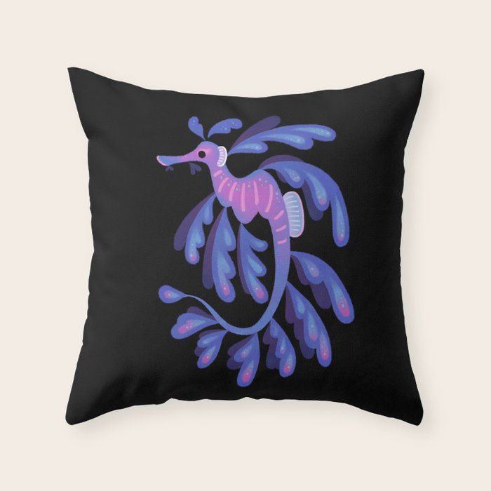 Sea dragons Throw Pillow Gallery Image 1