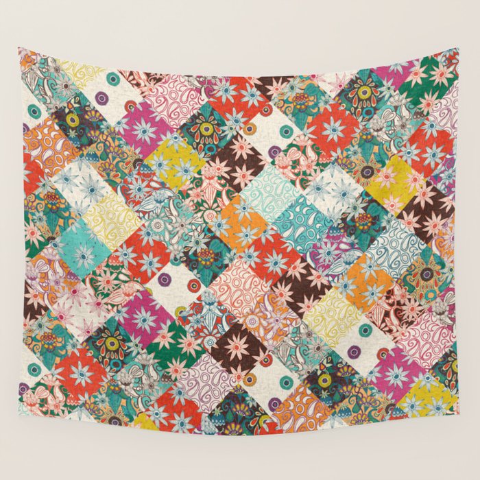 sarilmak patchwork Wall Tapestry Gallery Image 4