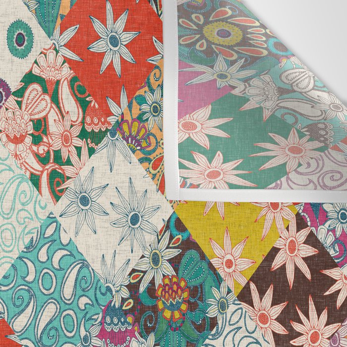 sarilmak patchwork Wall Tapestry Gallery Image 3