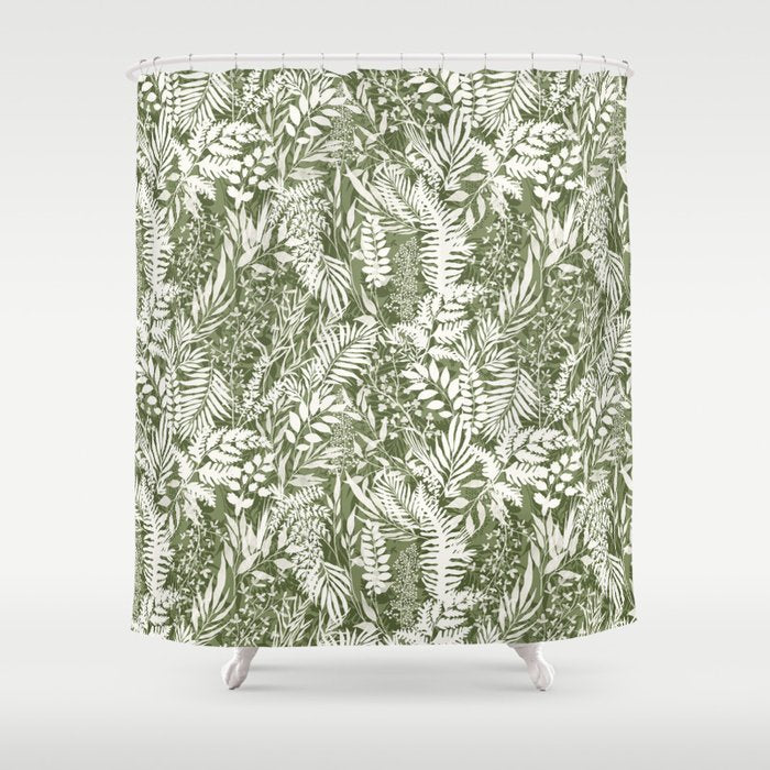 Leafy autumn forest GW Shower Curtain Gallery Image 1