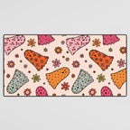 Cute Ghost Print Desk Mat Gallery Image 3