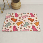 Cute Ghost Print Rug Gallery Image 1