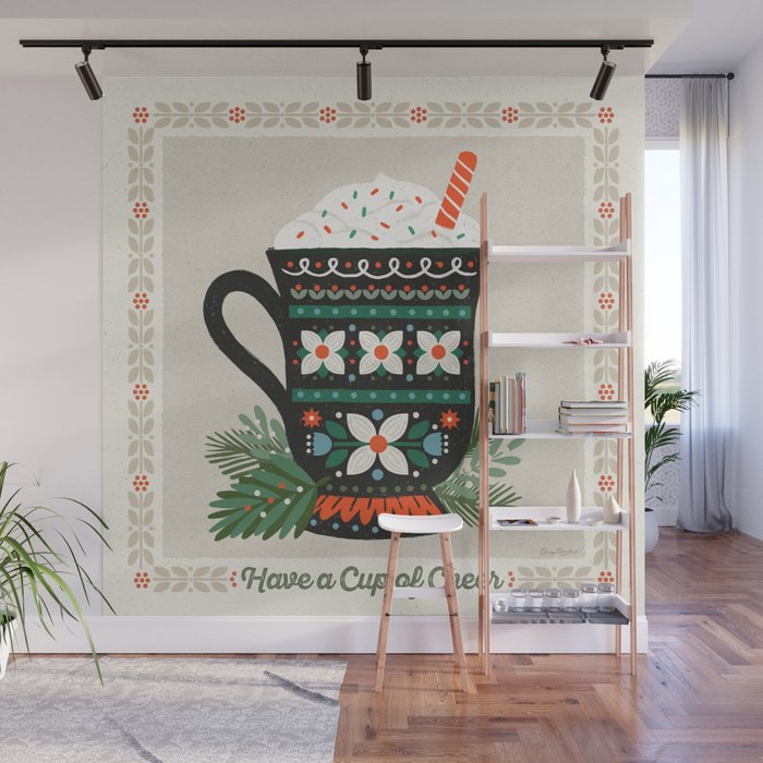 Cup of Cheer Wall Mural Gallery Image 1