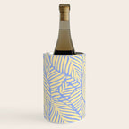 palms in yellow periwinkle Wine Chiller Gallery Image 2