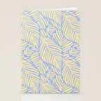 palms in yellow periwinkle Stationery Card Gallery Image 2