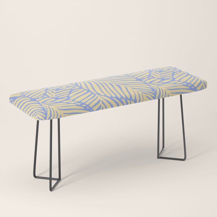 palms in yellow periwinkle Bench Gallery Image 1