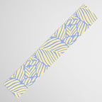 palms in yellow periwinkle Table Runner Gallery Image 3
