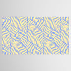palms in yellow periwinkle Tablecloth Gallery Image 2